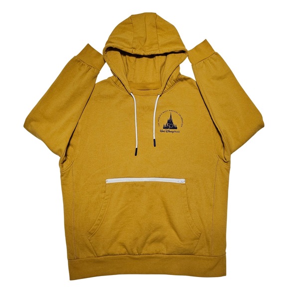 Walt Disney World 50th Anniversary‎ Golden Hoodie Pullover Size Small - Picture 3 of 11